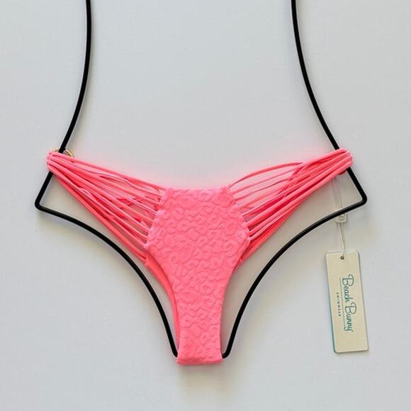 Beach Bunny Indy Micro Tango Bikini Bottom – New Origami - Minimal Coverage - M - Picture 1 of 13